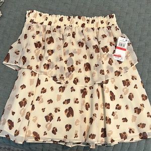 Cheetah Print Skirt